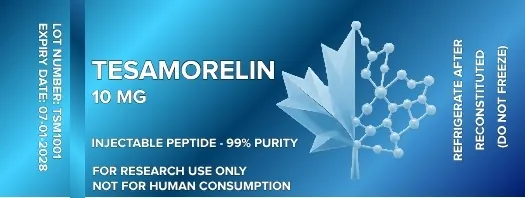 Tesamorelin 10 mg label artwork